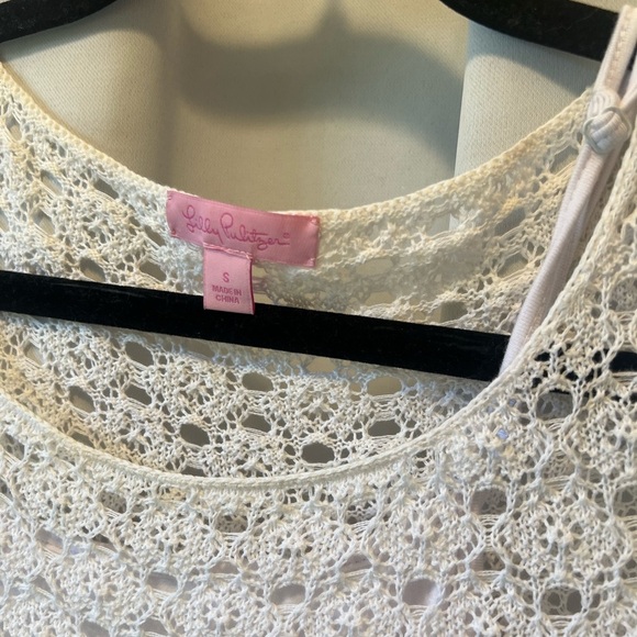 Lilly Pulitzer White Sheath Dress with Bell Sleeves - Picture 2 of 8